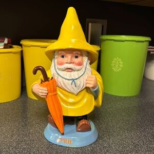 Seasonal Garden Gnomes. “Mr. April”
